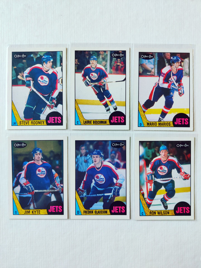 87-88 Opc - Winnipeg Jets 12kpl