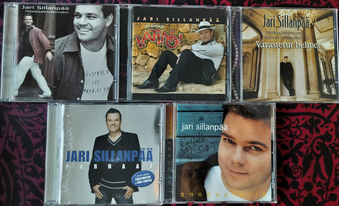 JARI SILLANPÄÄN CD-LEVYJÄ 5 kpl