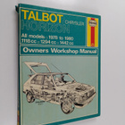 John S. Mead : Talbot/Chrysler Horizon : All models 1978 ... - pikkukuva 1