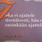 KULKEMATON OSCAR WILDE JUKKA KLEMETTI TYPGRAFIA 1993 - pikkukuva 2