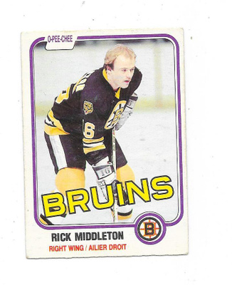 1981-82 OPC #2 Rick Middleton , Boston Bruins