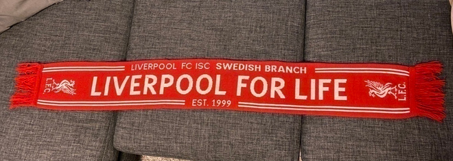 Liverpool for life kannattajahuivi