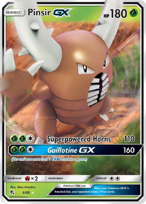 Pinsir GX 6/68 - Hidden Fates - NM/M