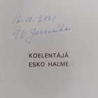 Veikko Juurikas : Koelentäjä Esko Halme (signeerattu) - pikkukuva 2