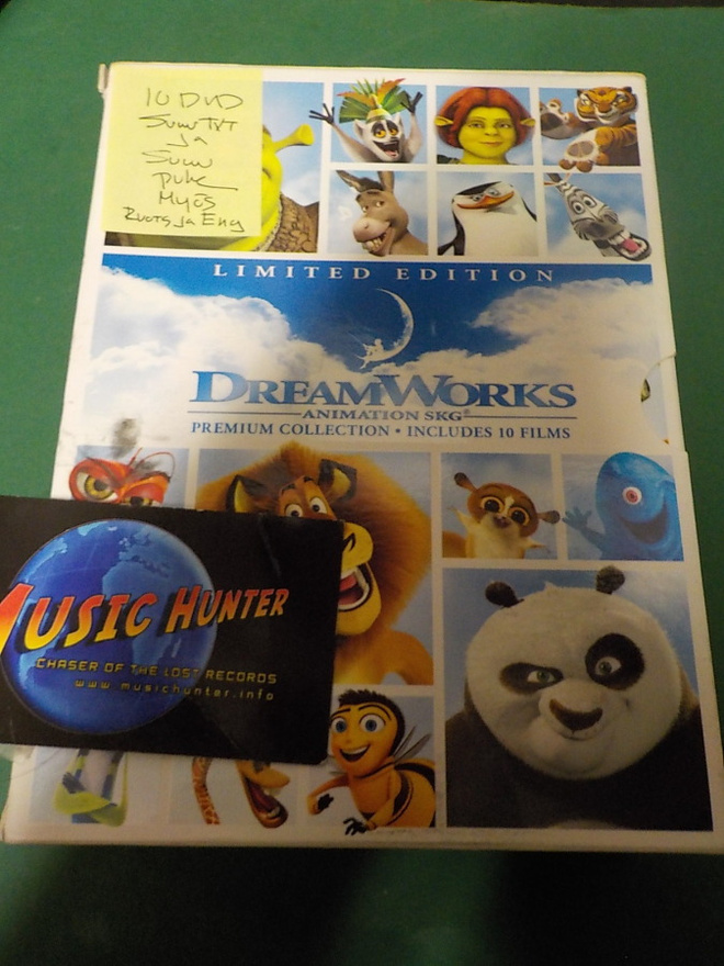 DREAMWORKS 10 ELOKUVAN PREMIUM COLLECTION 10DVD BOKSI (W)