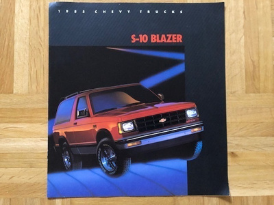 Esite Chevrolet S-10 Blazer, 1985, GM USA