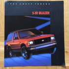 Esite Chevrolet S-10 Blazer, 1985, GM USA - pikkukuva 1