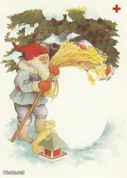 INGE LÖÖK - TONTTU LAITTAA LYHDETTÄ LINNUILLE - 3