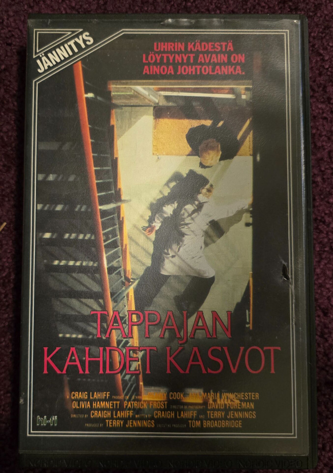 Tappajan kahdet kasvot  VHS  Fi