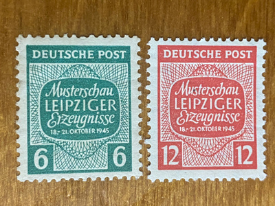 SAKSA 1945 NEUVOSTOLIITTO SEKTORI LEIPZIGIN NÄYTTELY PARI**