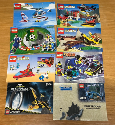 Lego vanhoja ohjeita 6