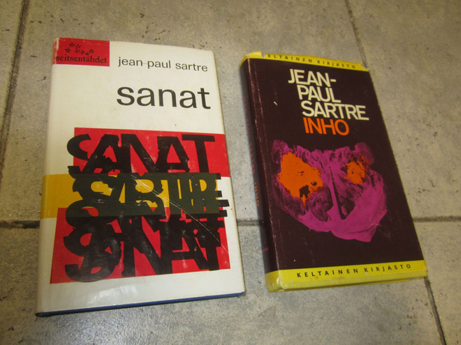 JEAN-PAUL SARTRE : INHO & SANAT ( SID ) 1 & 3 painokset