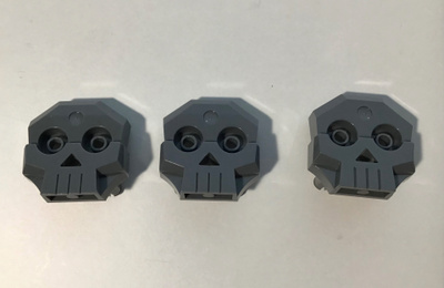 Lego kalliopääkallot