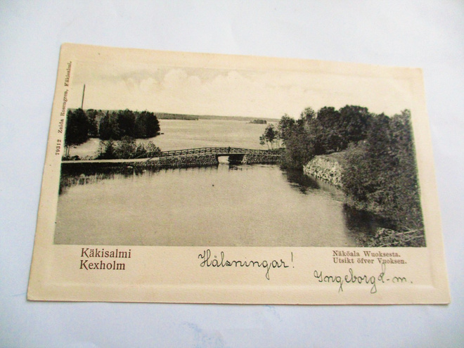 Käkisalmi - 1904 Helylä -  rivil Ruotsiin mennyt