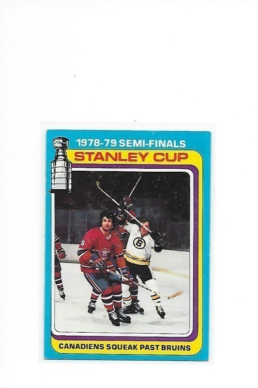 1979-80 Topps #81 Montreal Canadiens VS Boston Bruins