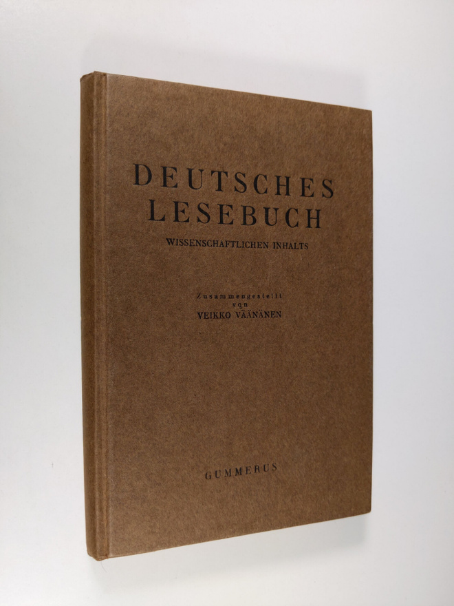 Veikko Väänänen : Deutsches Lesebuch wissenschaftlichen I...