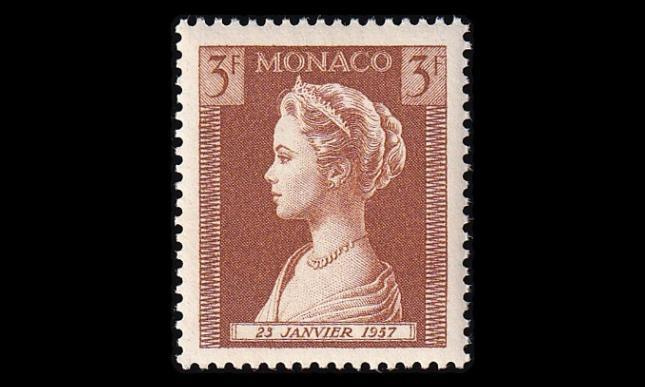 Monaco 571 ** Prinsessa Caroline 3 Fr (1957)