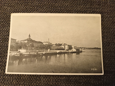 Pori, kulkematon vanha kortti.