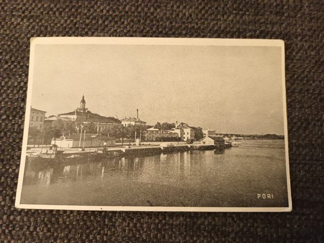 Pori, kulkematon vanha kortti.