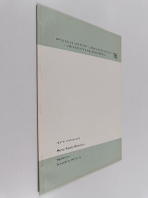 Pertti Virtaranta : Martti Rapola 80-vuotias (signeerattu...