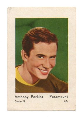 Hellas Serie X n:o 46 Anthony Perkins Purkkakuva