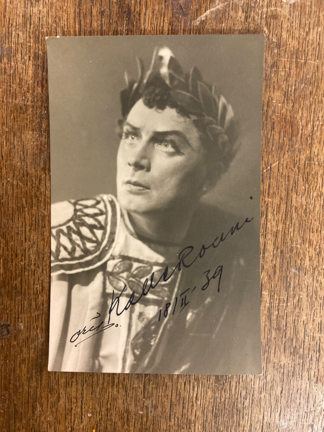KALLE ROUNI, SIGNEERATTU VALOKUVA, 1939