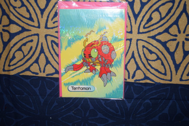 Postikortti Digimon digital monsters + kirjekuori Tentomon
