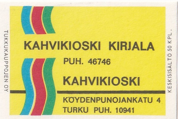 Turku, Kahvikioski Kirjala  ,   b421