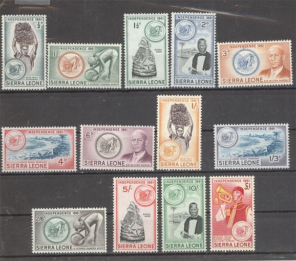 Sierra Leone Mi 189-201 ++