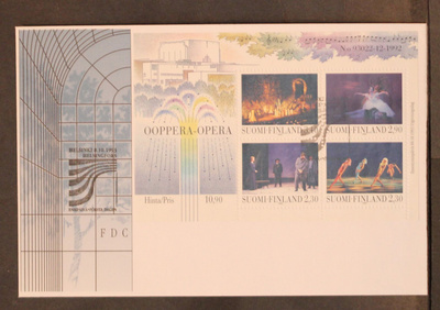 # 23366 # BL - 10 - Ooppera FDC - 1993