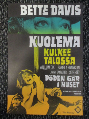 Kuolema kulkee talossa (1965) vanha elokuvajuliste - Hammer