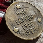 Latvia mitali PAR LATVIJU 1918-1928. LATVIAN INDEPENDENT WAR - pikkukuva 5