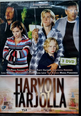 HARVOIN TARJOLLA, KOKO SARJA + LIITEVIHKO DVD (3 DISCS)