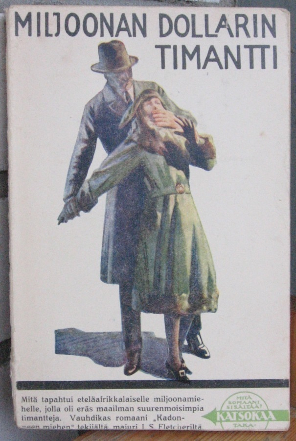 J. S. Fletcher: Miljoonan dollarin timantti. 221 s.