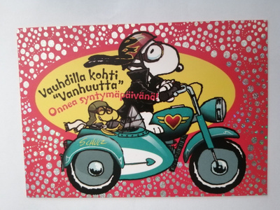 Vauhdilla kohti vanhuutta Onnea Syntymäpäivänä