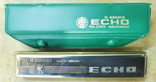 HOHNER Huuliharppu ECHO , siisti hyvä C duuri peli
