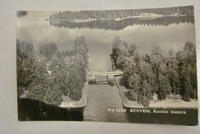 VANHA Postikortti Ruovesi 1958 Karhumäki