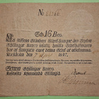 Ruotsi, 16 Schillingar Banco 1847, kunto 3-4. - pikkukuva 1
