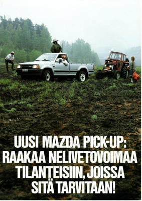 Mazda Pick-up -esite 80-luvun lopusta