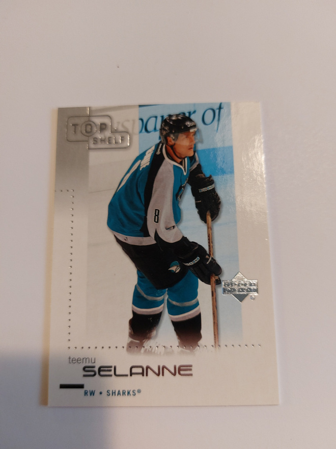 2002-03 UD Top Shelf #75 Teemu Selänne