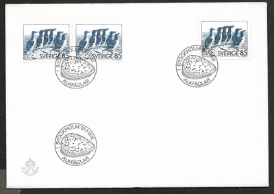 Ruotsi - Ruokkeja 1976 FDC (Fac. 954)