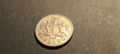 Barbados 25 cents, 1981