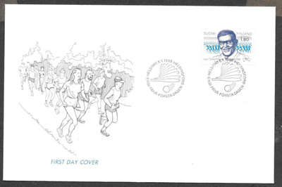 Lauri Pihkala1988 FDC  (LAPE 1033)