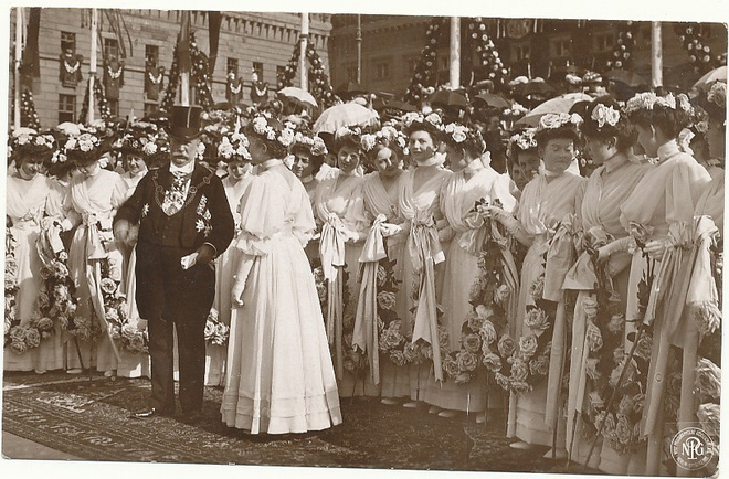Saksan kruununprinsessa 1905 - vanha kortti