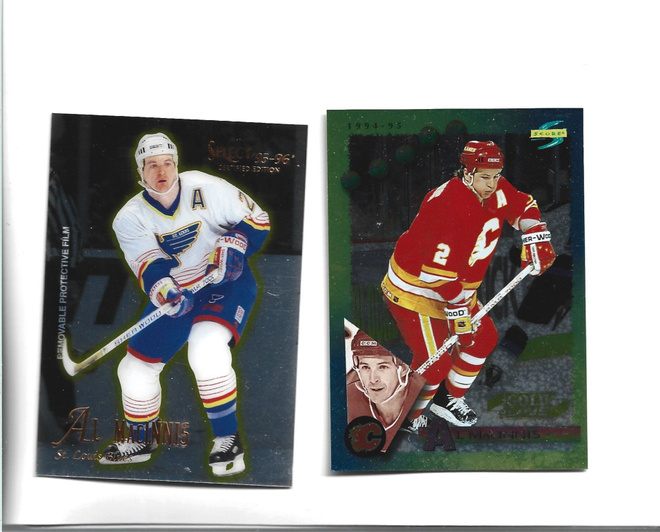 2 X AL MACINNIS - CALGARY / BLUES - 1 erkkari