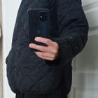 Pieces musta tikattu välikausitakki oversize (M) 60€ - pikkukuva 5