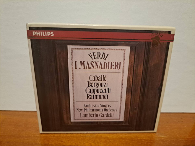 Verdi: I Masnadieri-Caballe,Bergonzi,Gardelli ym. 2CDBox