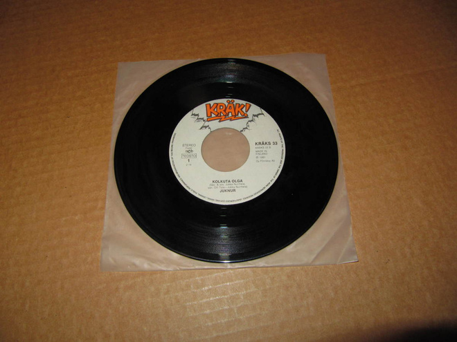 Juknur 7" Kolkuta Olga / Tyhmä Poikani Tyhmä 1981