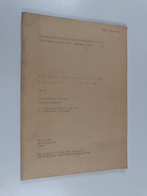 Suomen kirjallisuutta 1810 - Finlands litteratur, Tietoki...