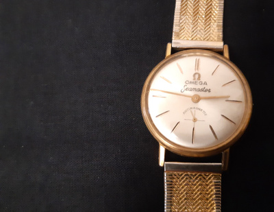 Vintage Omega Seamaster kultakello